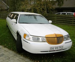 Limousinen.dk - Lincoln, hvid